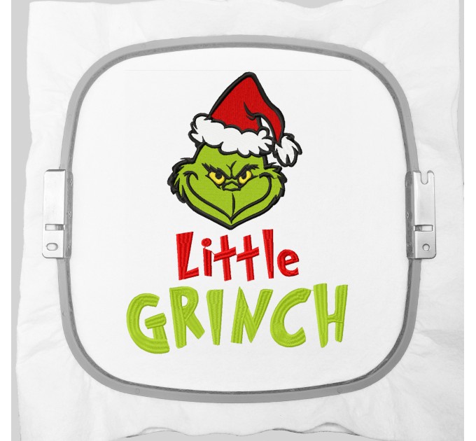 Little Grinch embroidery design