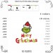 Merry Grichmas embroidery design