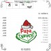 Papa Grinch embroidery design