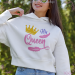 His Queen machine embroidery designe