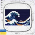 Storm at sea machine embroidery programm