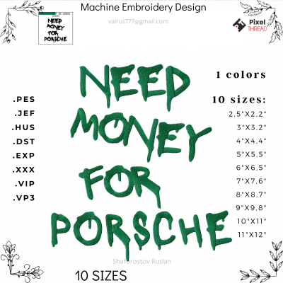 Need money for Porche