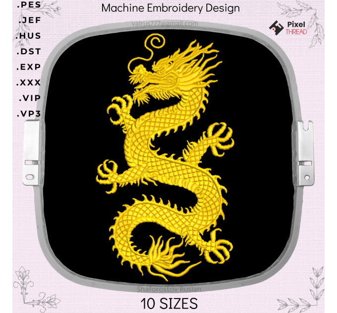 machine embroidery design