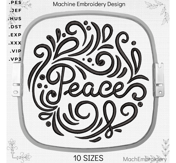 machine embroidery design