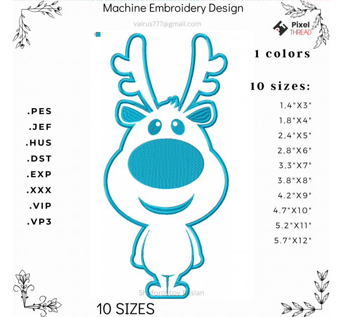 machine embroidery design