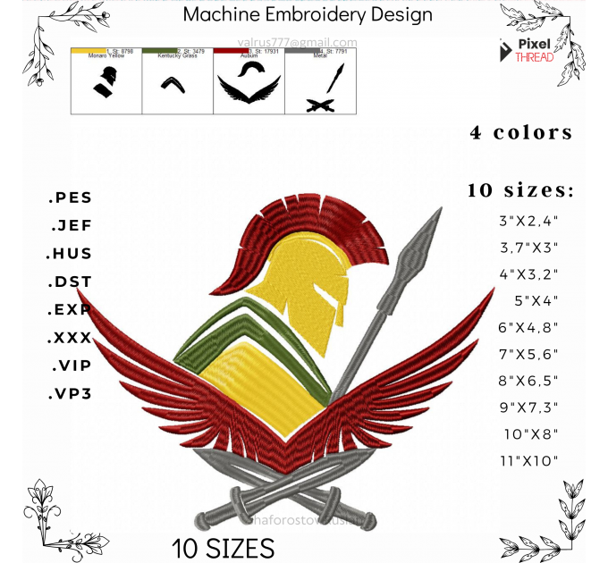 machine embroidery design