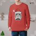 Clone Trooper Merry Christmas embroidery design. Star Wars