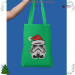 Clone Trooper Merry Christmas embroidery design. Star Wars