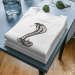 Snake machine embroidery design. Design for snake lovers, as a gift