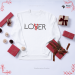 Lover Loser machine embroidery design. Can be used on a pillow, T-shirt, sweatshirt, as a gift or for yourself.