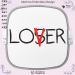 Lover Loser machine embroidery design. Can be used on a pillow, T-shirt, sweatshirt, as a gift or for yourself.