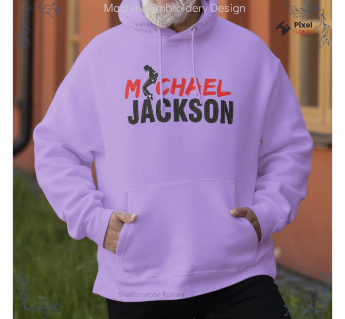 Michael Jackson Machine Embroidery Design