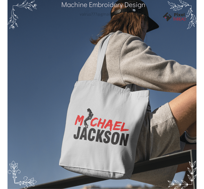 Michael Jackson Machine Embroidery Design