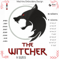 The Witcher machine embroidery design, a gift for a loved one